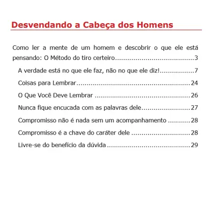 sumario - Desvendando a Cabeça dos Homens-1