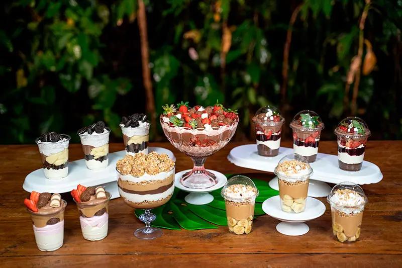 Preparos de confeitaria em copos e taças — Curso Copos e Taças da Felicidade
