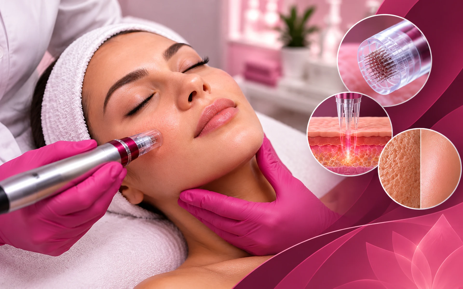 Curso de Microagulhamento online com técnica de microagulhamento facial