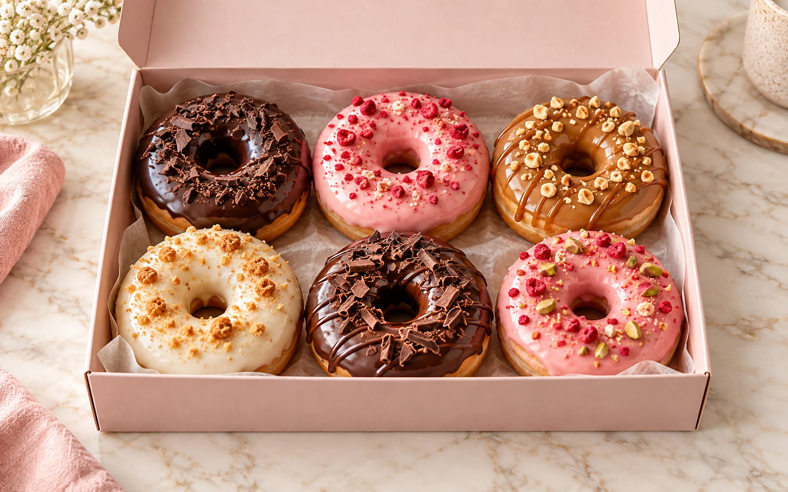 Curso de Donuts Gourmet — Vitrine e Card